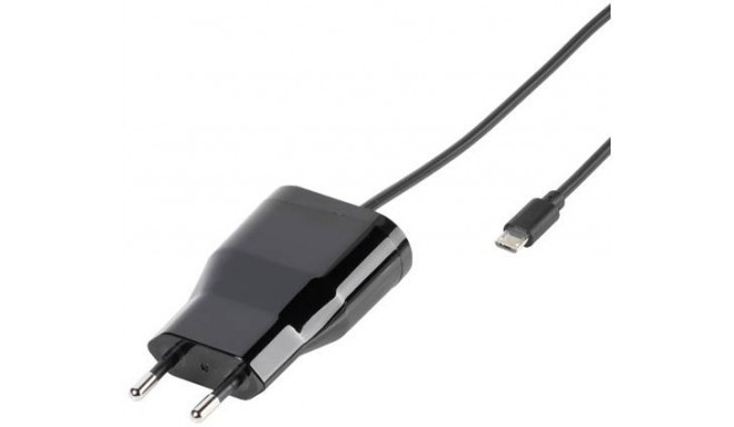 Vivanco vooluadapter microUSB 1,2A, must (38344)