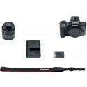 Canon EOS M50 + EF-M 15-45mm + camera bag SB130 + memory card 16GB