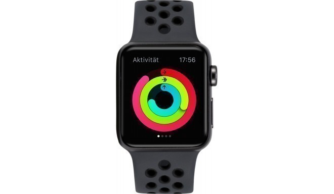 Apple Watch Nike+ 42mm Grey Alu Case with Anthracite Band