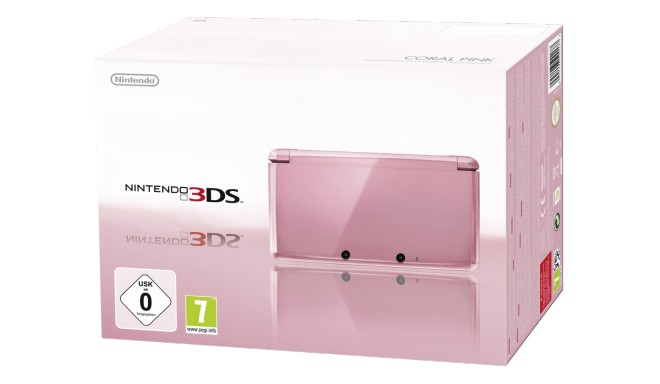 Nintendo 3DS coral pink