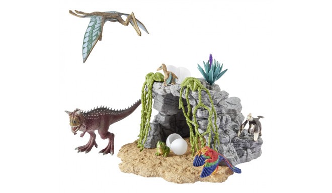 Schleich Dinosaurs         42261 Dinosaur set with cave