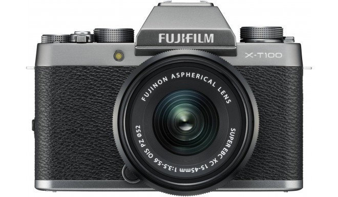 Fujifilm X-T100 + 15-45mm Kit, grey