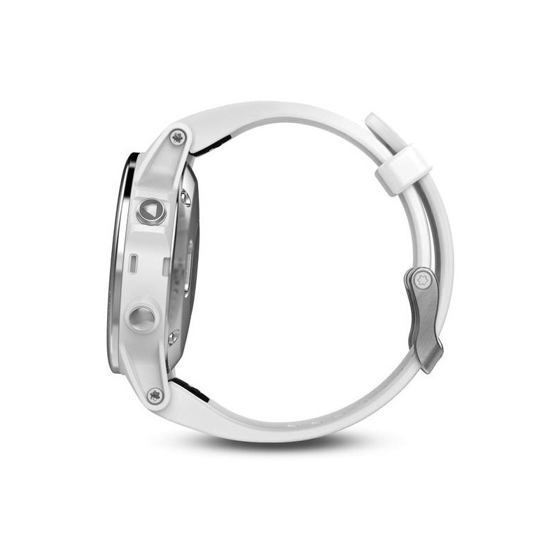 Garmin Fenix 5S Silver Carrara White Band Fitness watches Photopoint.lv