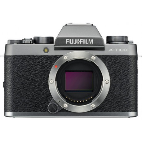 Fujifilm X-T100 korpuss, tumši sudrabots