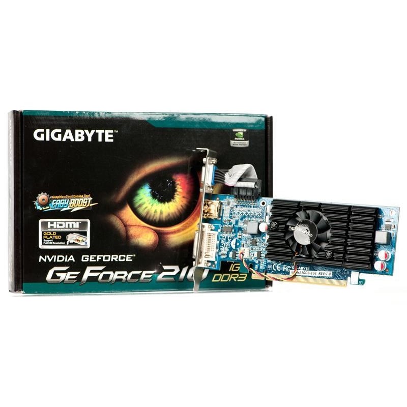engagement Useless Exert Gigabyte GV-N210D3-1GI (rev. 6.0) NVIDIA GeForce 210 1 GB GDDR3 - VGA cards  - Photopoint.lv