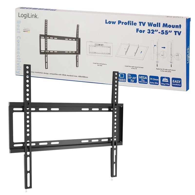 Кронштейн для телевизоров 32-55" LOGILINK bp0037. Wall Mount Fix.