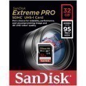 SanDisk memory card SDHC 32GB Extreme Pro 95MB/s V30