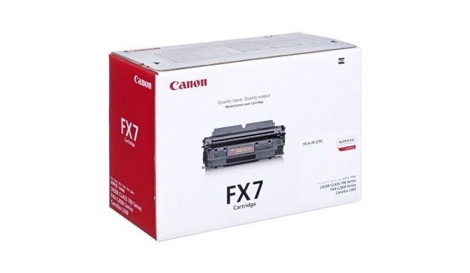 Toner Canon 7621A002 (original FX7BK FX-7BK; 3 500 pages; black)