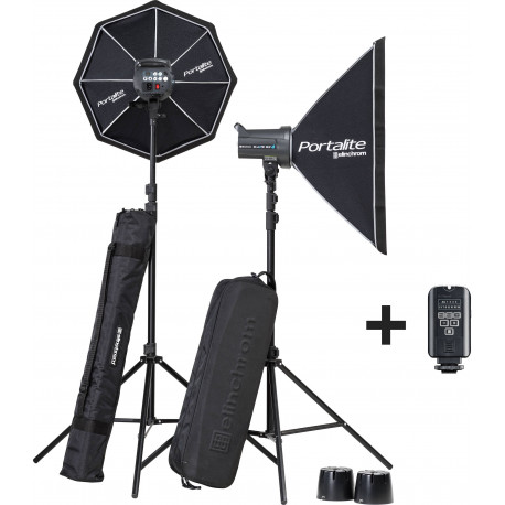 Elinchrom studijas zibspuldzes komplekts D-Lite RX 4/4 To Go (20839) (atvērts iepakojums)