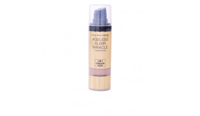 Max Factor AGELESS ELIXIR MIRACLE 2IN1 foundation+serum #45 warm almond