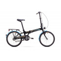 Jalgratas täiskasvanutele kokkupandav 11 M WIGRY 3 must-sinine