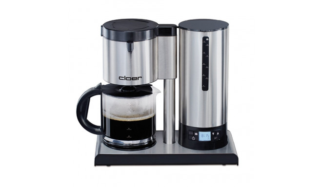 Cloer filter coffee machine 5609, silver