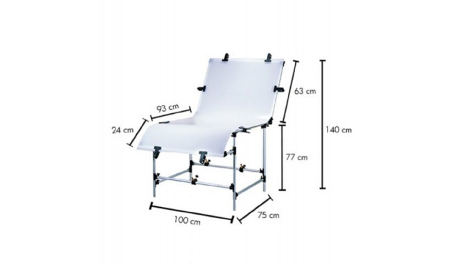 Linkstar tootepildistuslaud B-1020 100x200cm