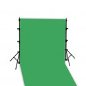 Linkstar Background System + Cloth Chroma Green 2.9 x 5m