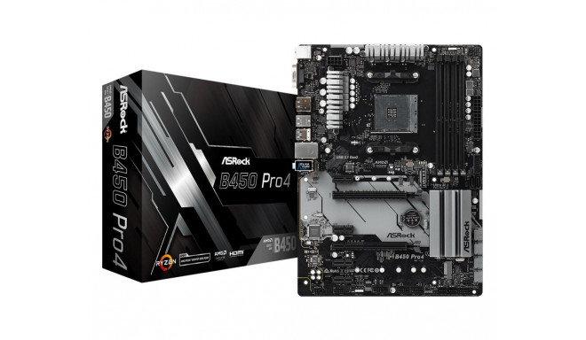 ASRock emaplaat AMD B450 SAM4 ATX DDR4