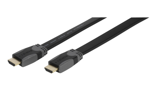 Vivanco kabelis HDMI - HDMI 5m, plakans (47105)