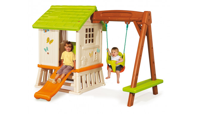 Smoby playhouse with swing