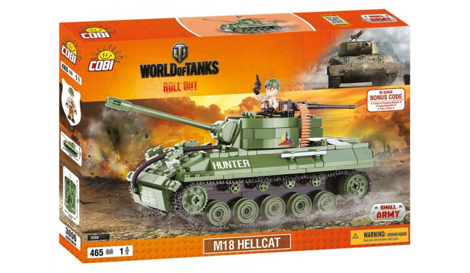 Cobi toy blocks Army WOT M18 Hellca