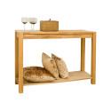 Side table CHICAGO 120x40xH86cm, wood: oak, color: natural, finish: oiled