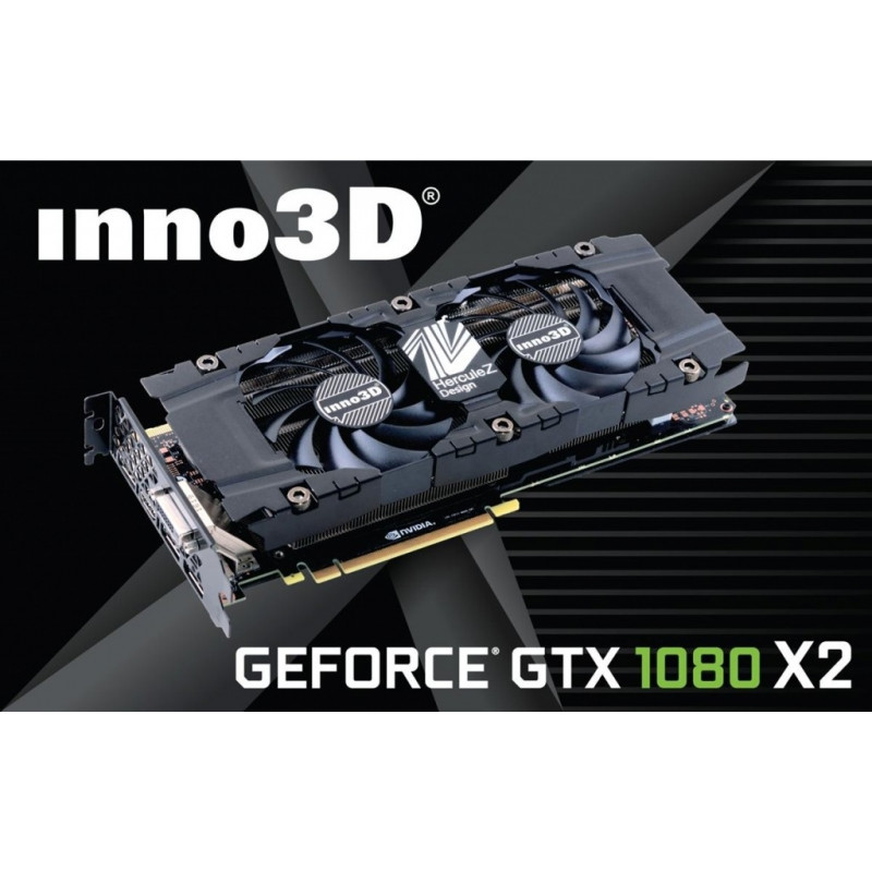 Inno3D graphics card GeForce GTX 1080 Twin X2 8GB GDDR5X 1733