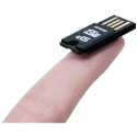 Silicon Power memory card reader Key USB + microSDHC 32GB memory card