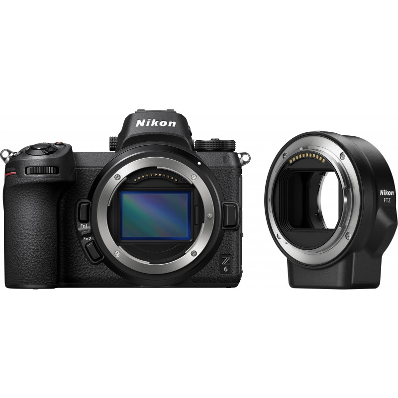 Nikon Z6 kere + objektiivi adaper FTZ