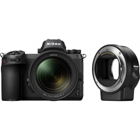 Nikon Z6 + 24-70mm f/4 S + objektīva adapteris FTZ Kit
