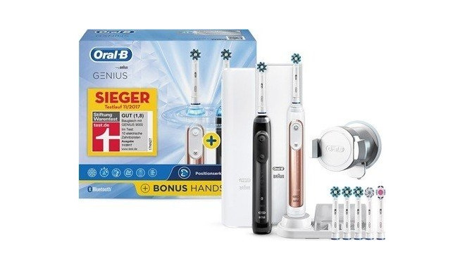 Braun Oral-B electric toothbrush Genius 9000 Duo-Pack