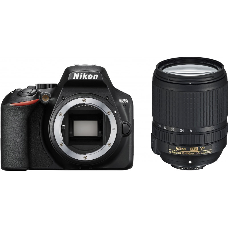 Nikon D3500 + 18-140mm VR Kit, black - DSLRs - Photopoint