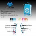 4World MP3 Player, blue