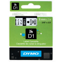 Dymo tape D1, black/white (40913)