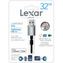 Lexar flash drive & cable 32GB JumpDrive C20i Mobile USB 3.0