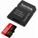 SanDisk atmiņas karte microSDXC 128GB Extreme Pro A2  + adapteris