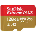 SanDisk  memory card microSDXC 128GB Extreme Plus V30 A2 + adapter
