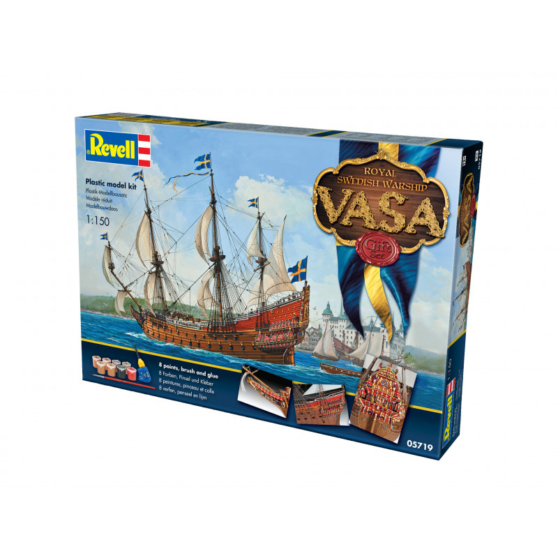 Набор швеции. Модель парусника Wasa Revell. Revell vasa (1:150). Сборная модель корабля Васа. Сборная модель Роял Северн.