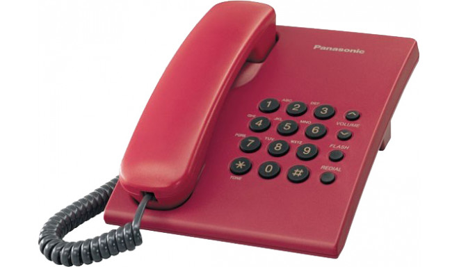 Panasonic lauatelefon KX-TS500, punane