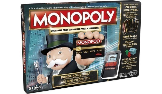 Hasbro board game Monopoly with electronic bank EST/LAT