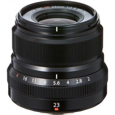 Fujinon XF 23mm f/2.0 R WR objektīvs, melns