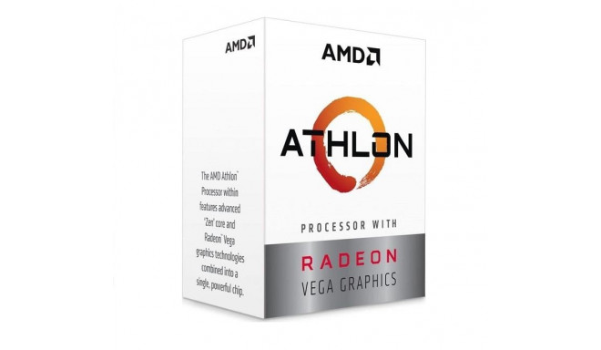 AMD CPU Athlon 200GE Raven Ridge 3200MHz Cores 2 4MB SAM4 35W GPU Radeon Vega 3 Box