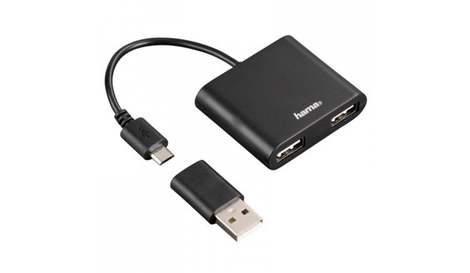 USB hub Hama / microUSB + USB A