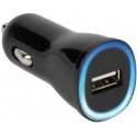 Vivanco autolaadija USB 2.1A, must (36256)