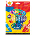 COLORINO CREATIVE Double ended markers with stamps 10 pcs, 36092PTR