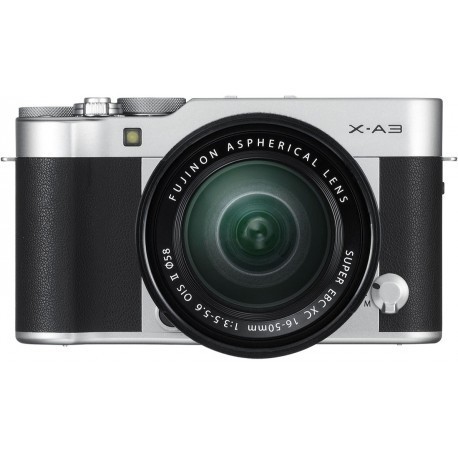 Fujifilm X-A3 + 16-50mm Kit, hõbedane/must