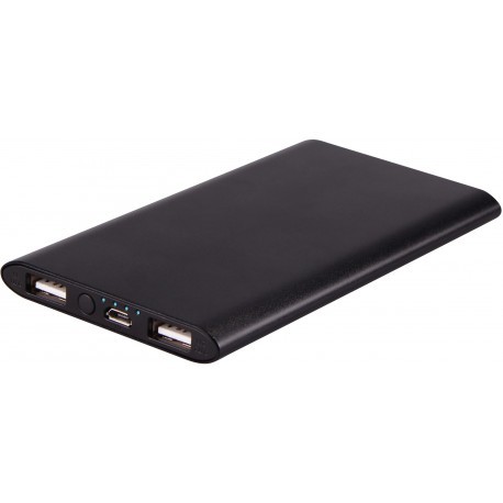 Platinet power bank 5000mAh Li-Po 2xUSB, черный (43173)