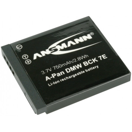 Ansmann akumulators (Panasonic DMW-BCK7, 750mAh)