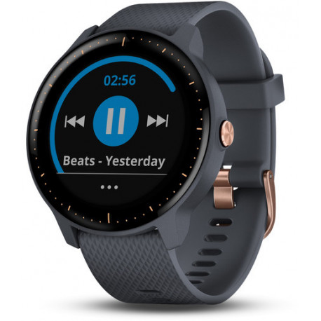 Garmin Vivoactive 3 Music GPS, синий/розово-золотой