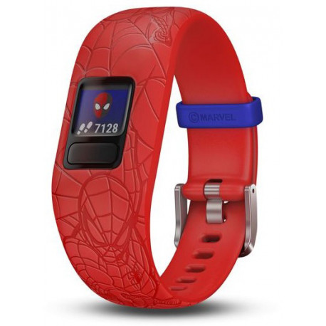 Garmin aktivitātes trekeris Vivofit Jr.2 Spider-Man, sarkans, regulējams