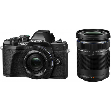 Olympus OM-D E-M10 Mark III + 14-42 мм + 40-150 мм Kit, черный