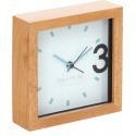 Platinet alarm clock April, wooden (43623)