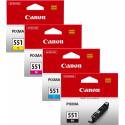 Canon tint CLI-551 Multipack, värviline/must